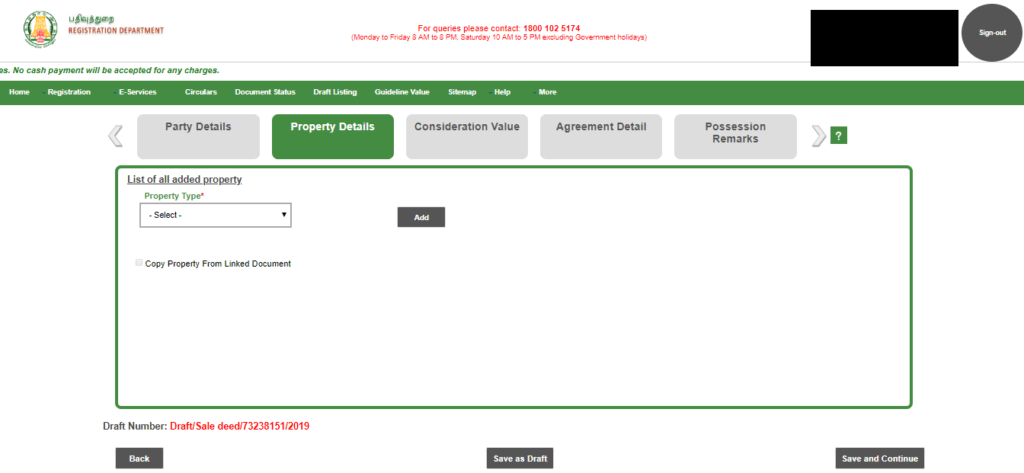 Adding property detail